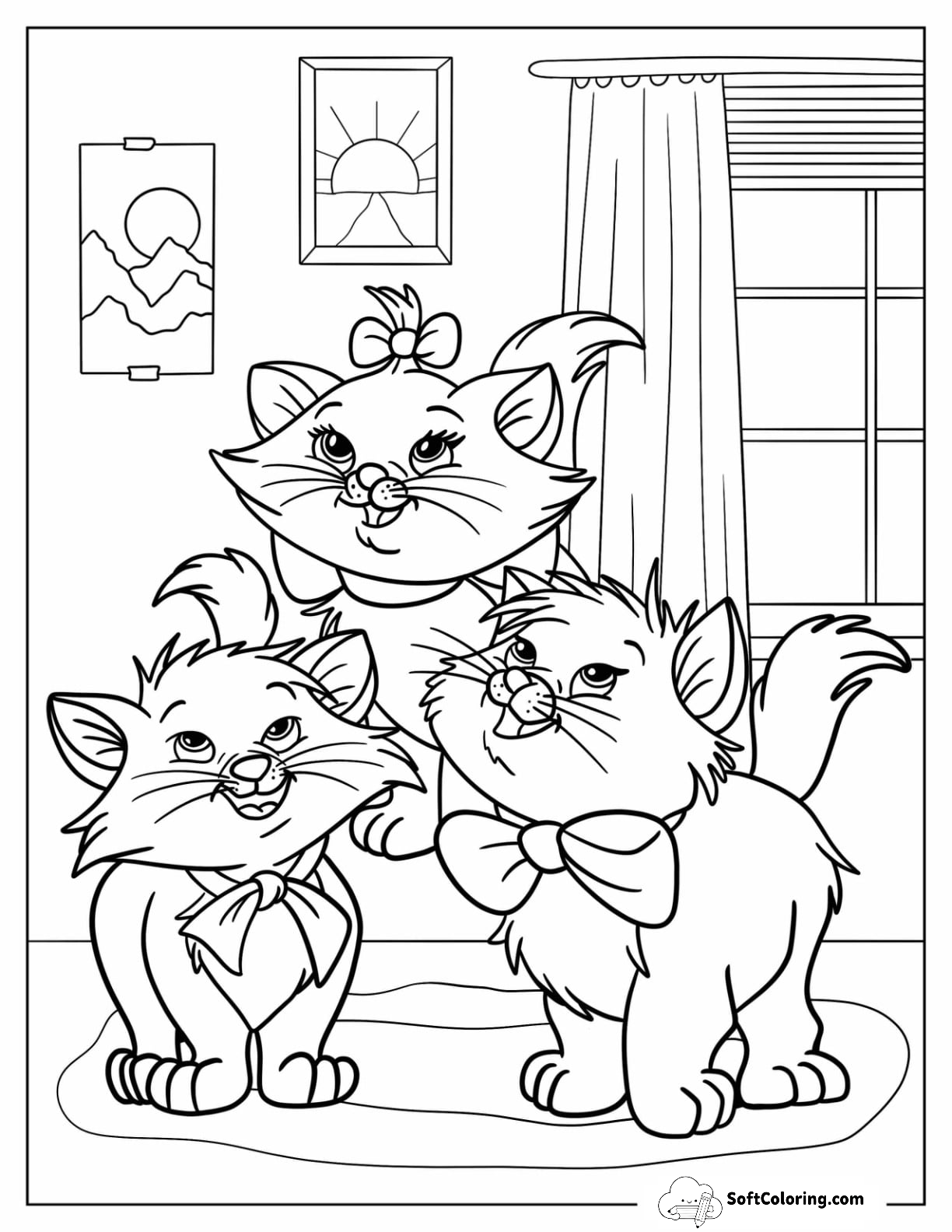 Berlioz, Marie, And Toulouse In The Living Room