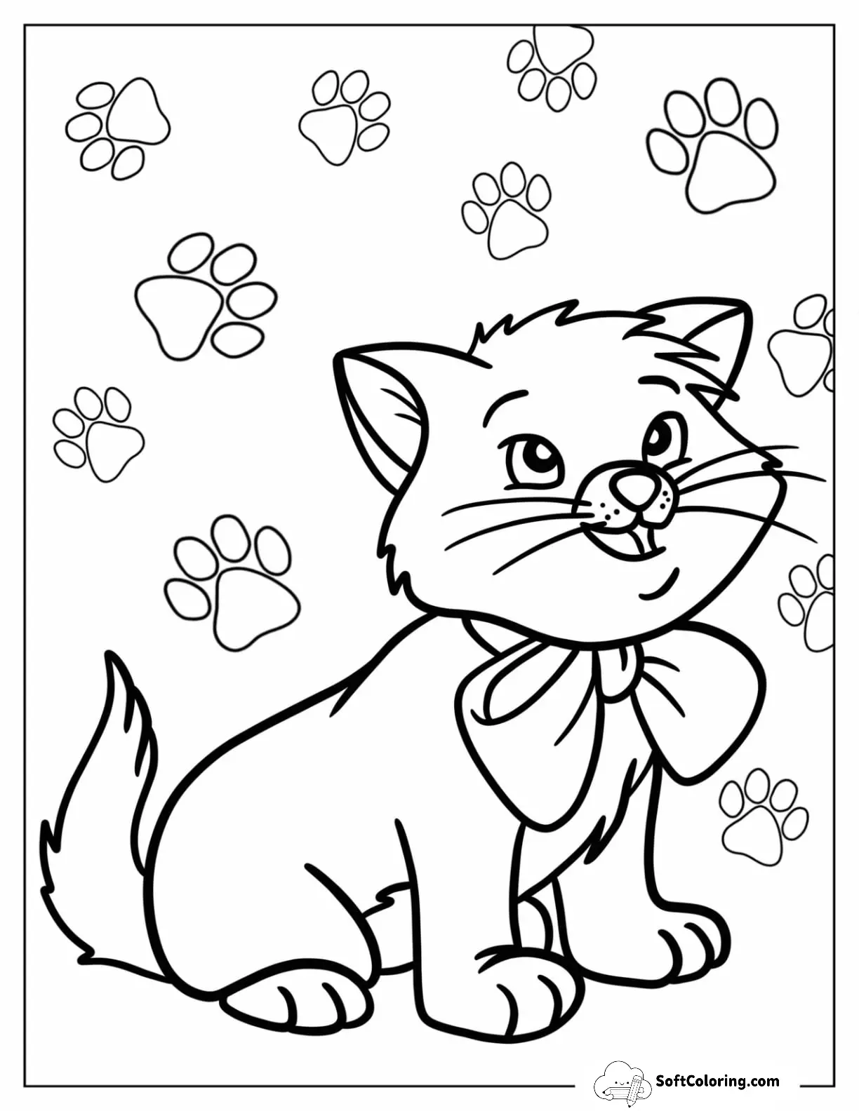 Berlioz Smiling While Wearing Bow