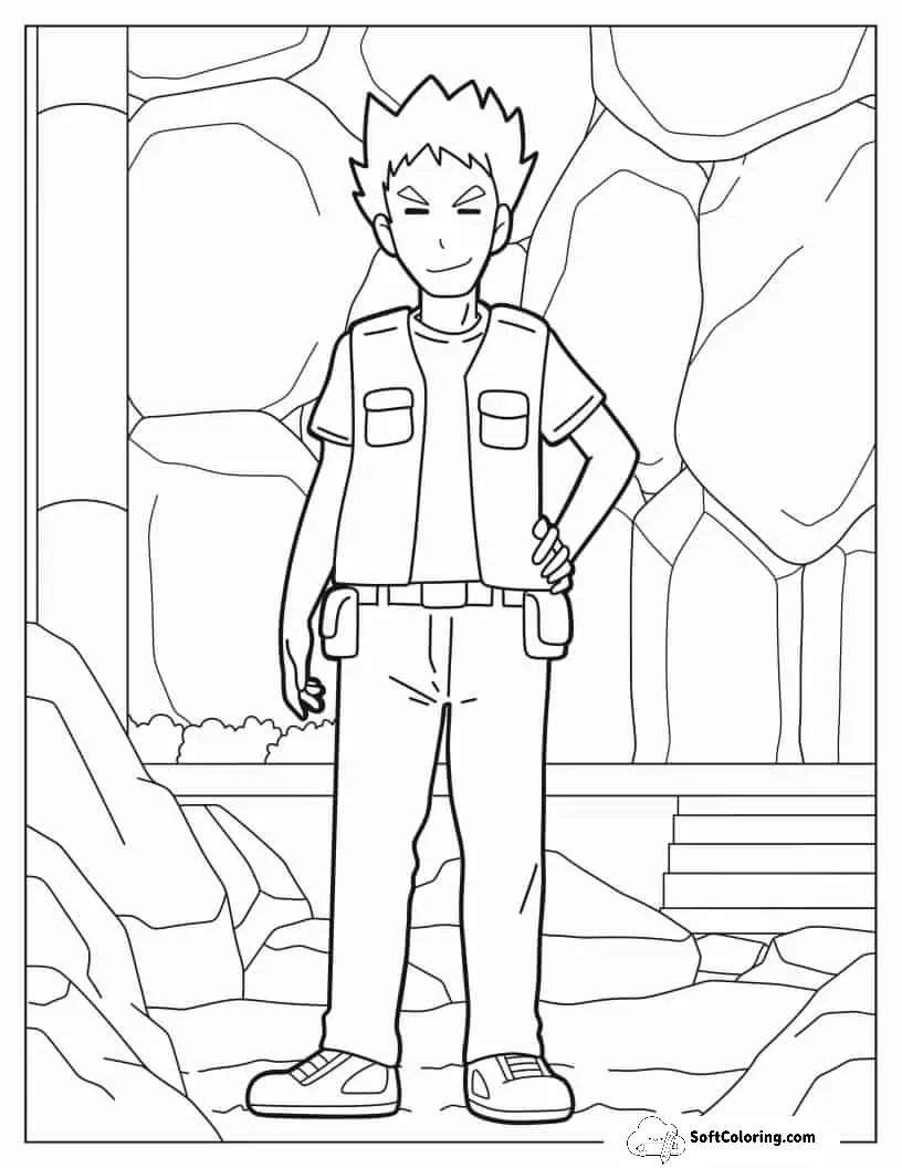 Brock Character From Pokemon