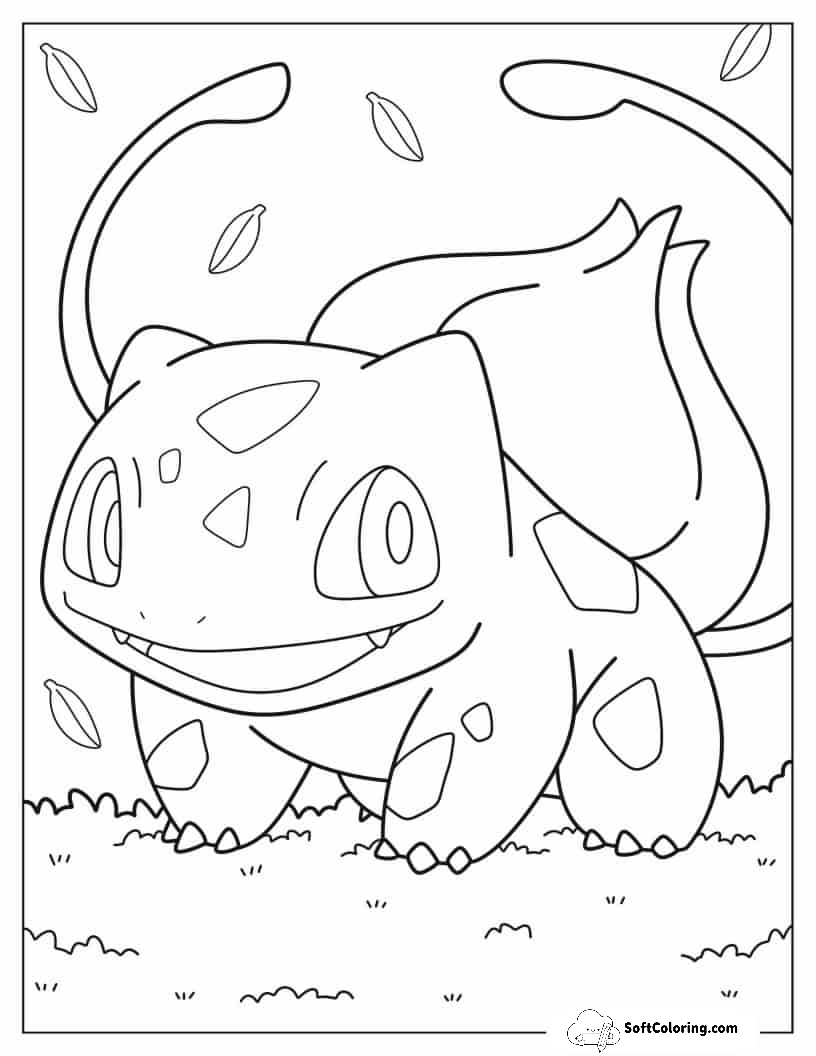 Bulbasaur Pokemon To Color
