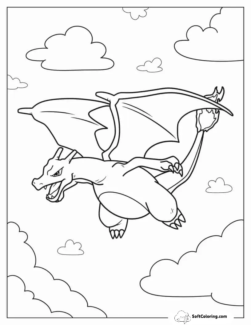 Charizard Coloring Sheet