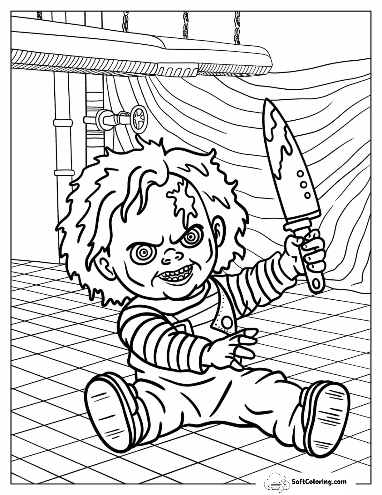 Horror Coloring Pages