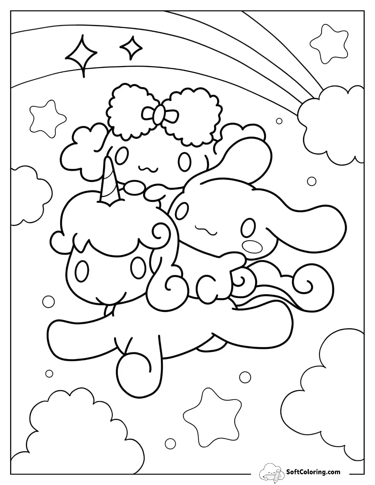 Cinnamon And Chiffon Riding Unicorn
