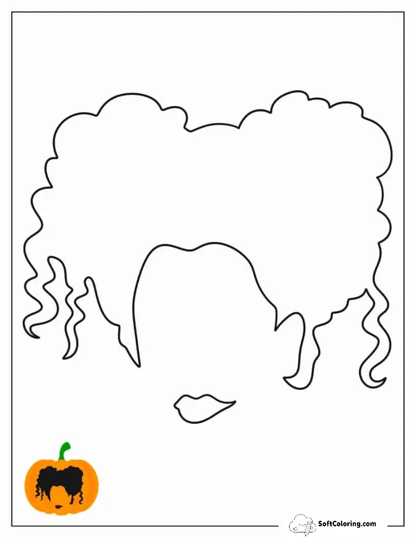 Cool Hocus Pocus Pumpkin Template