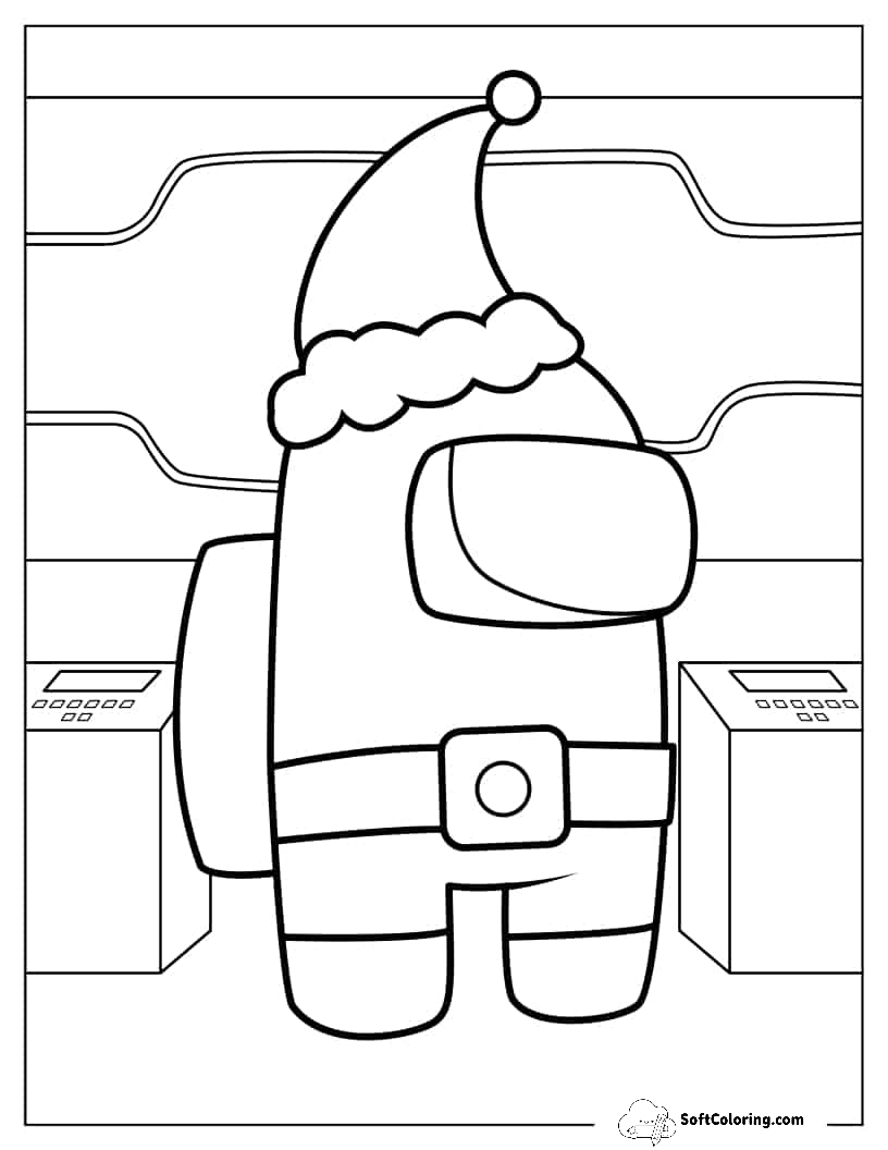 Crewmate Wearing Santa Hat