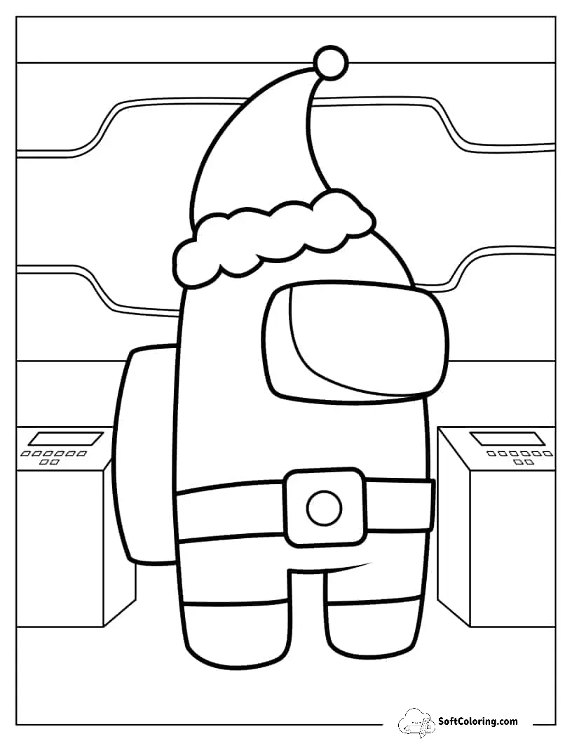 Crewmate Wearing Santa Hat