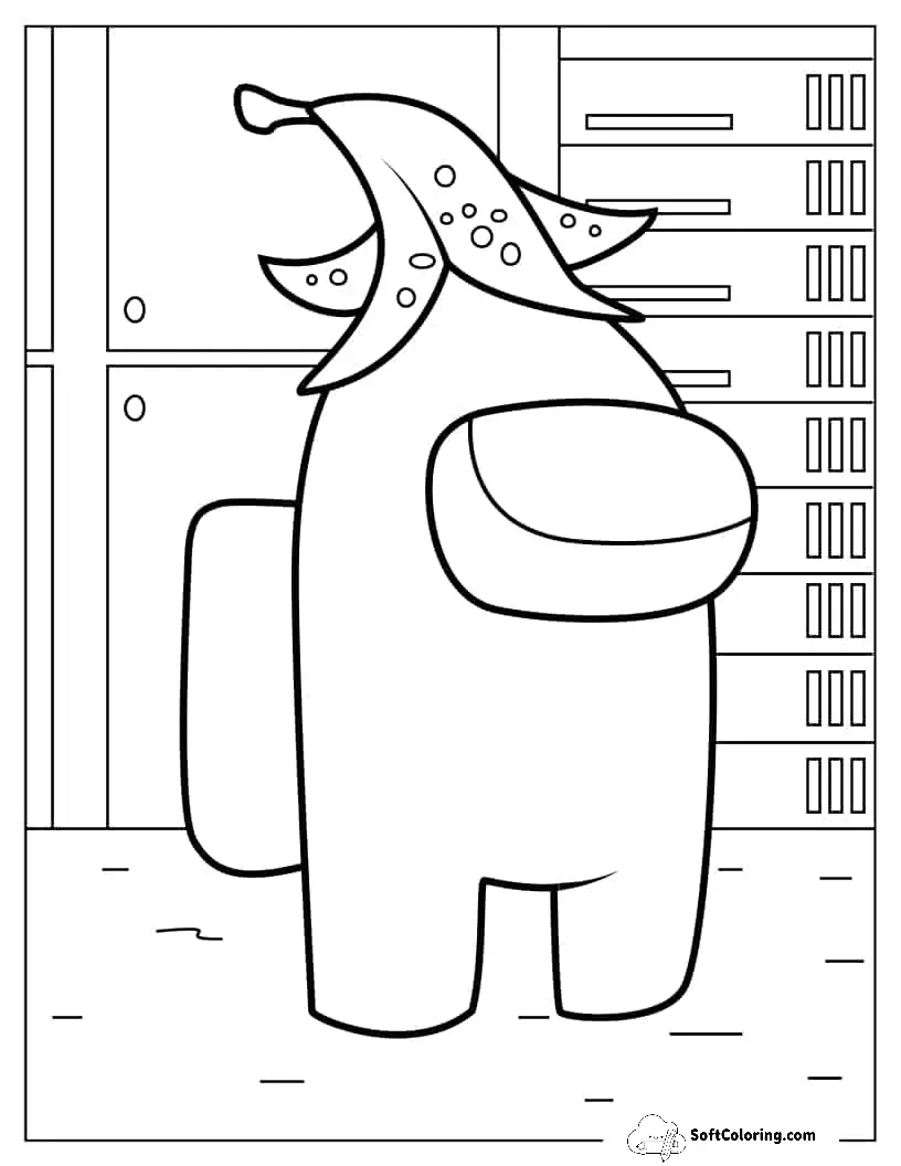 Crewmate With Banana Peel On Head