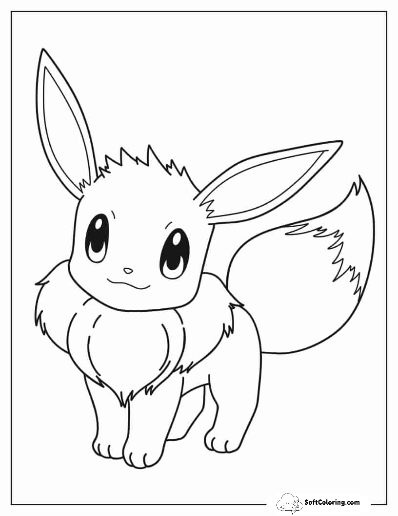 Cute Eevee Pokemon