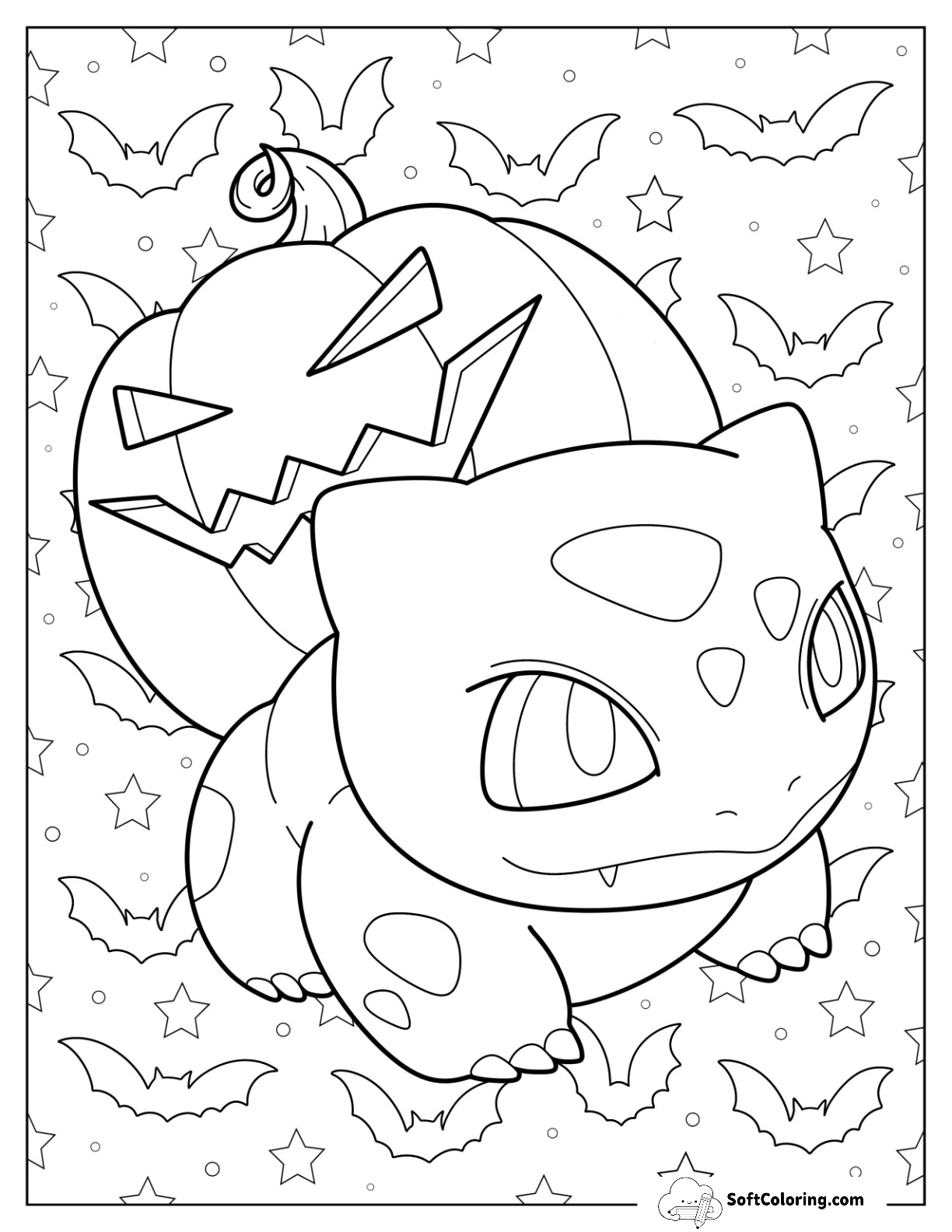 Cute Squirtle With Jack O Lantern On Its Back Halloween Pokemon