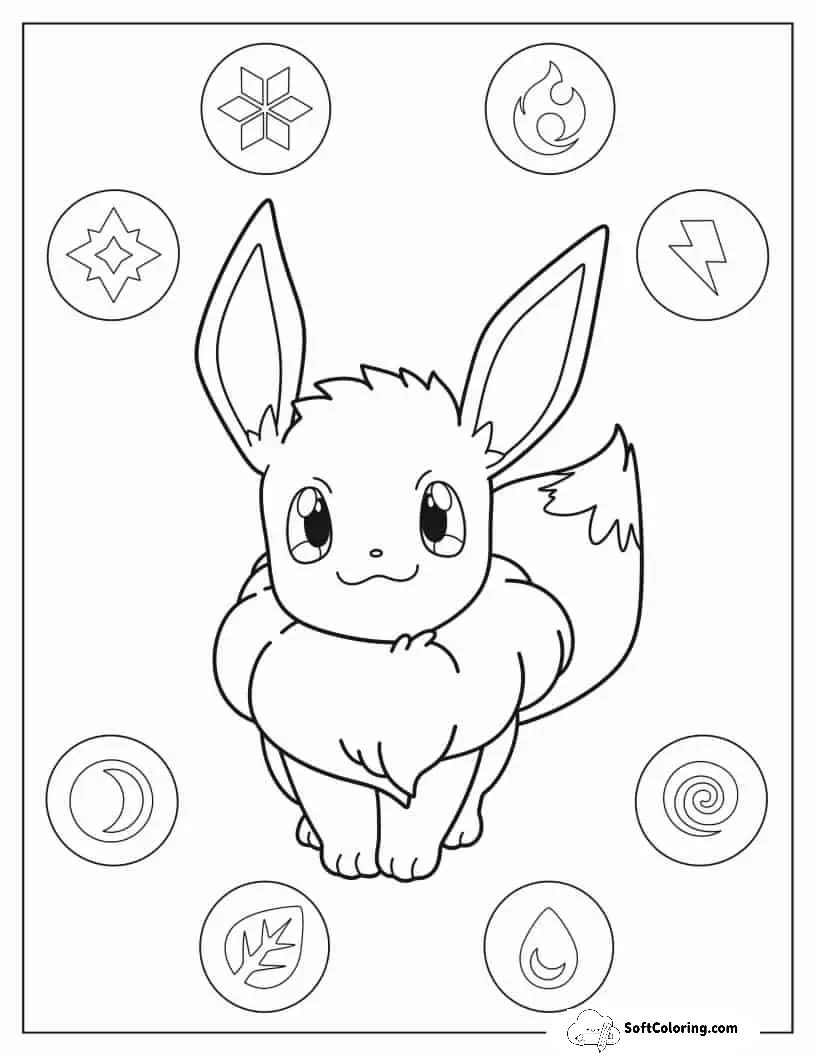 Eevee Pokemon With Badges
