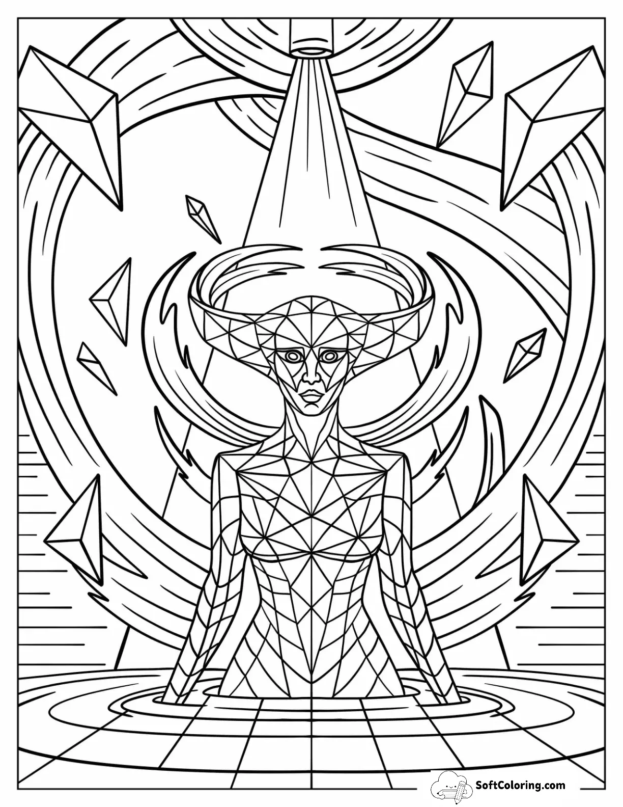 Eldritch Being Emerging From The Portal