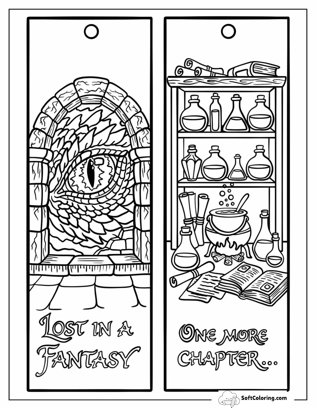 Fantasy Dragon Eye And Magic Potion