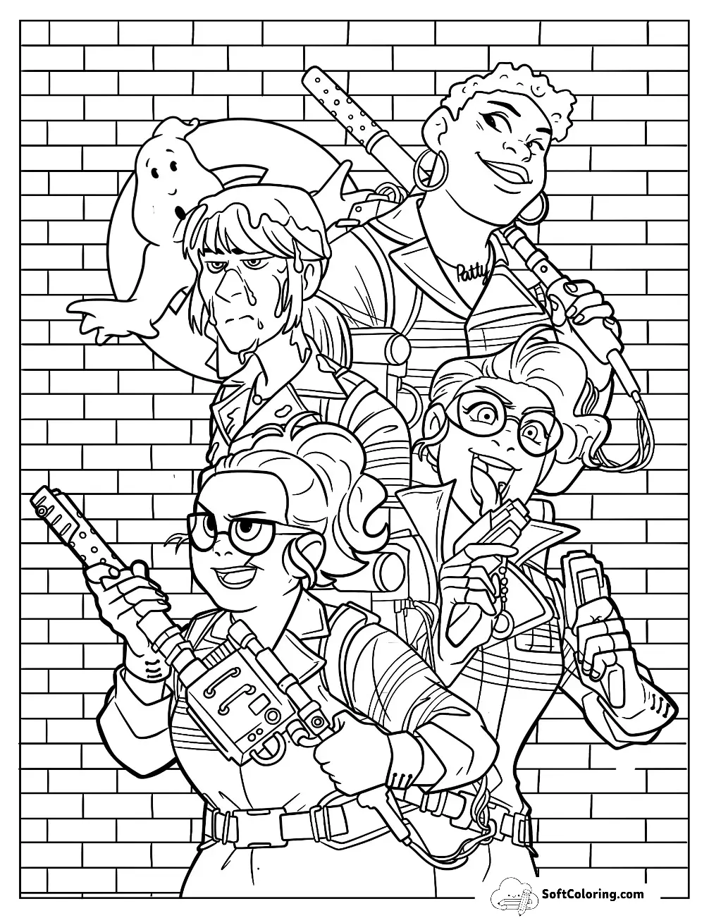 Female Ghostbusters Yates, Gilbert, Holtzmann, And Tolan