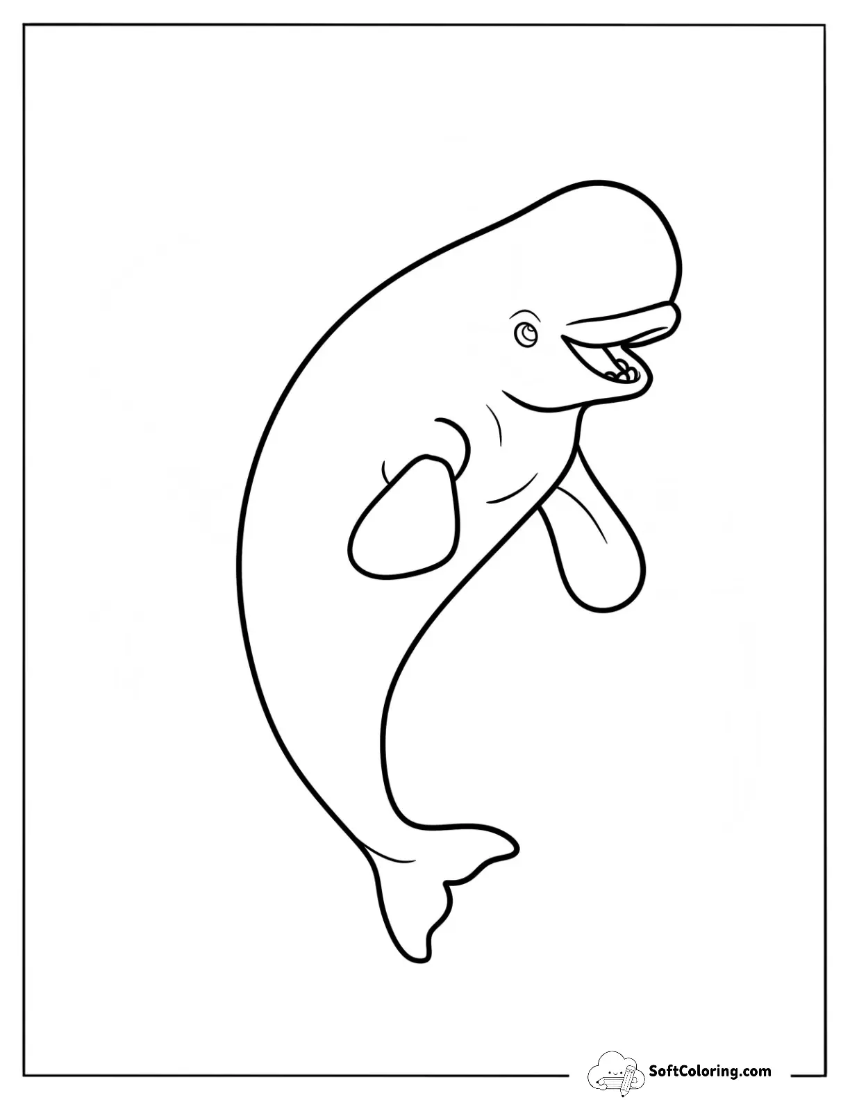 Finding Dory Coloring Page Bailey Outline For Kids