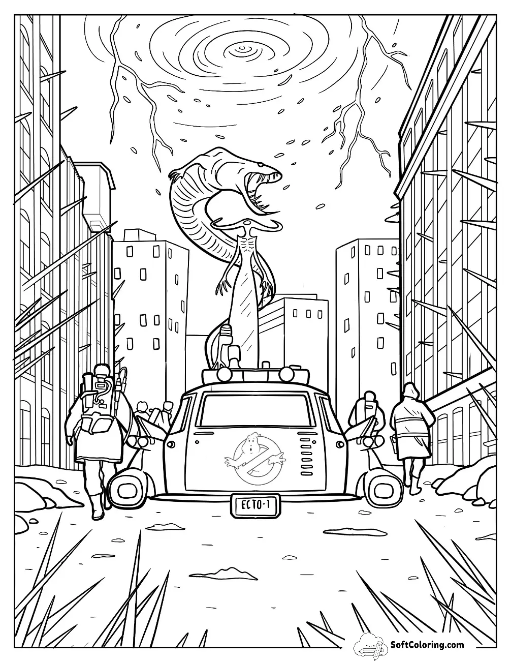Ghostbusters Of Walking Towards Ghosts In The City
