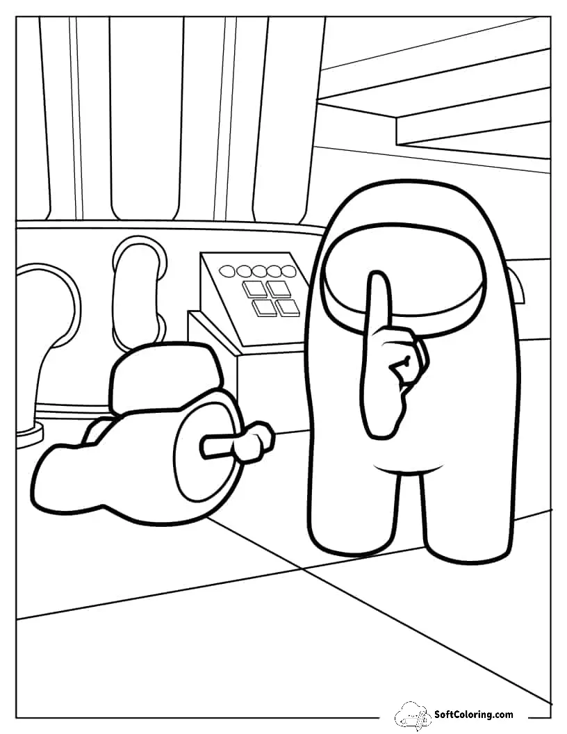 Imposter Shapeshift As Crewmate Among Us To Color
