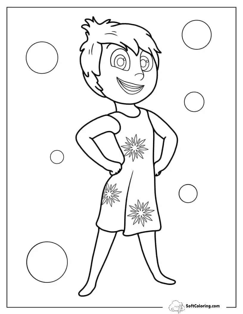 Joy From Inside Out To Color
