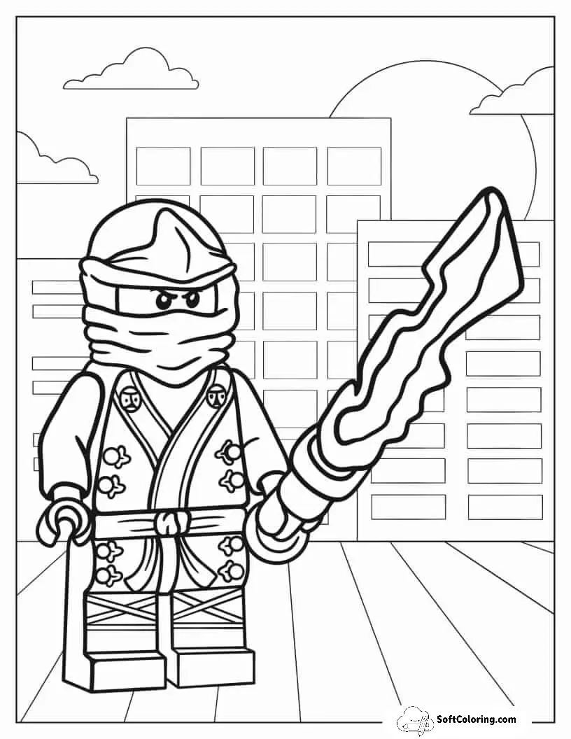 Kai In Final Battle Suit With Sword