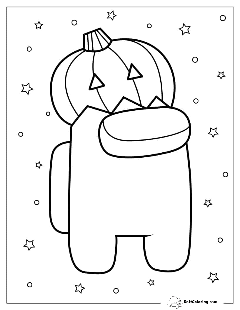 Kawaii Halloween Crewmate For Kids