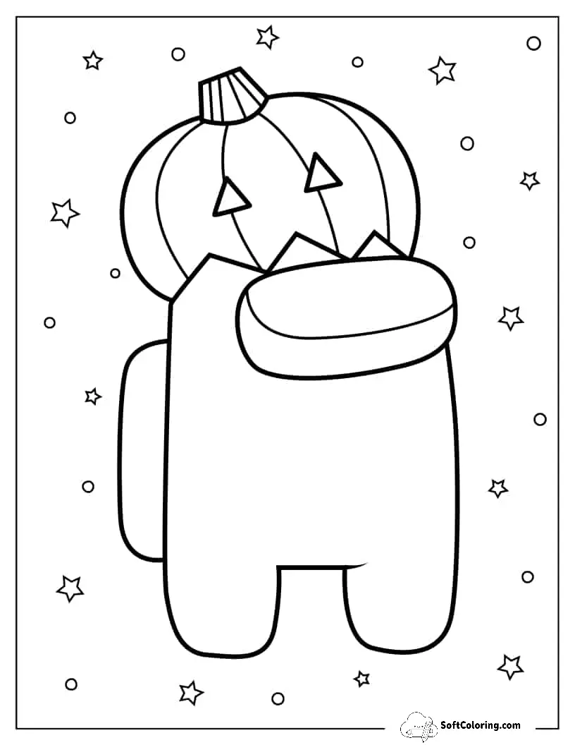Kawaii Halloween Crewmate For Kids