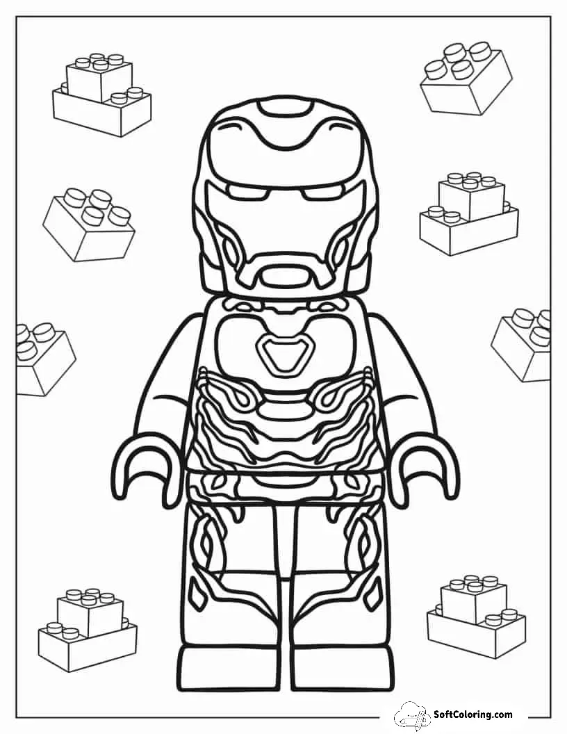 Kawaii Lego Iron Man