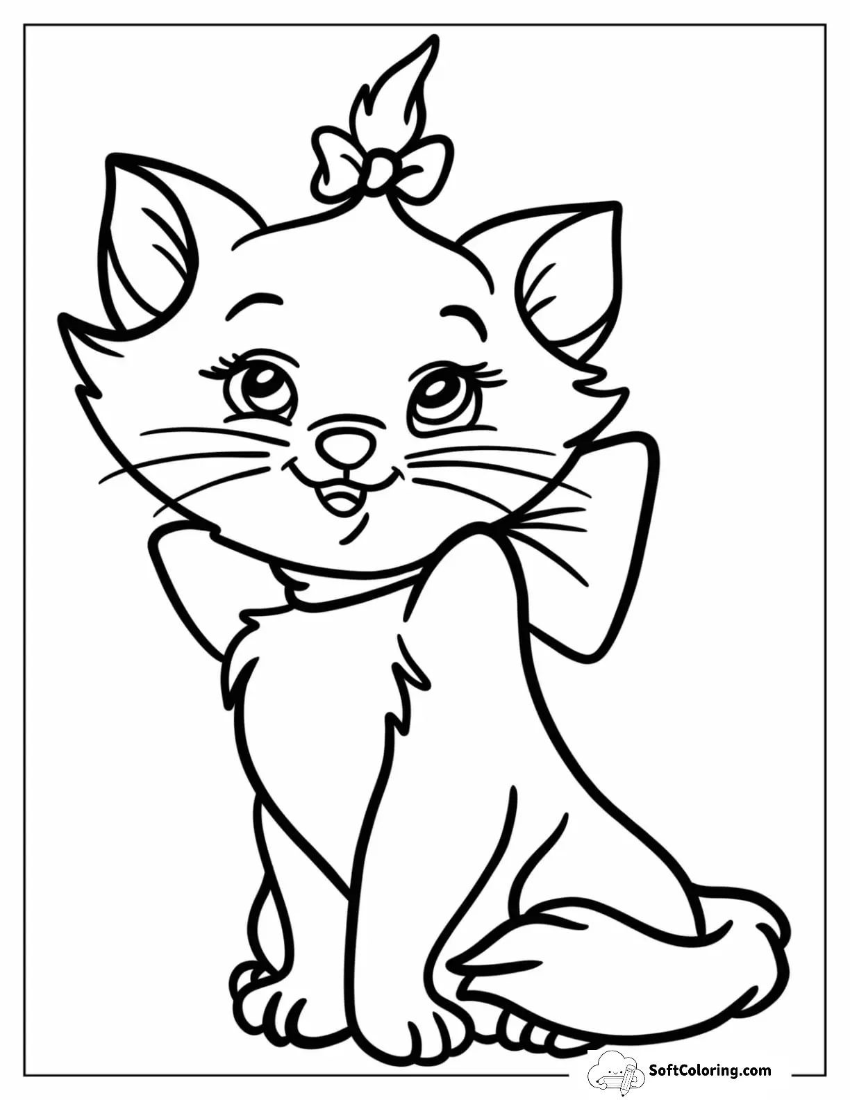 Kawaii Marie Aristocats Kitten For Kids