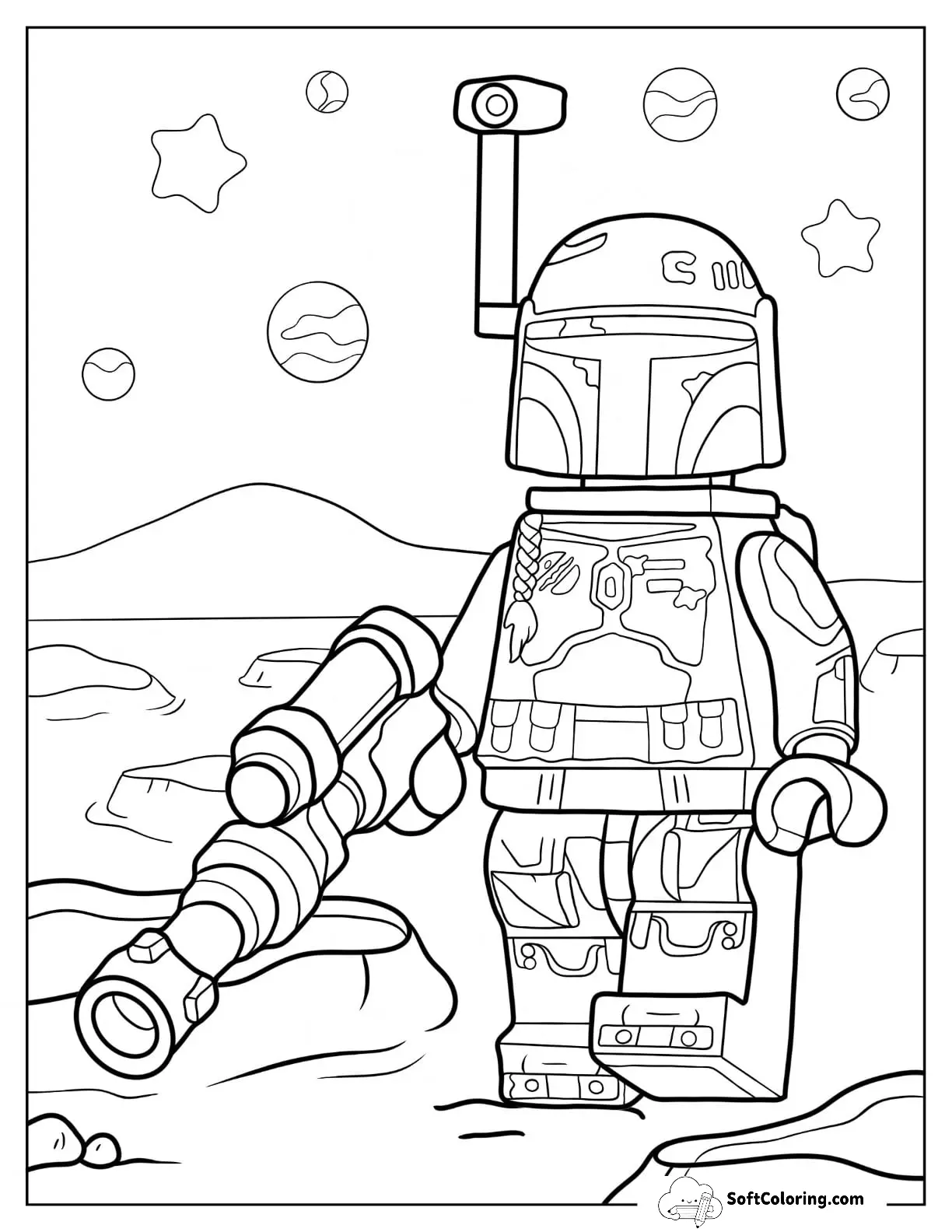 Lego Star Wars Boba Fett For Preschoolers