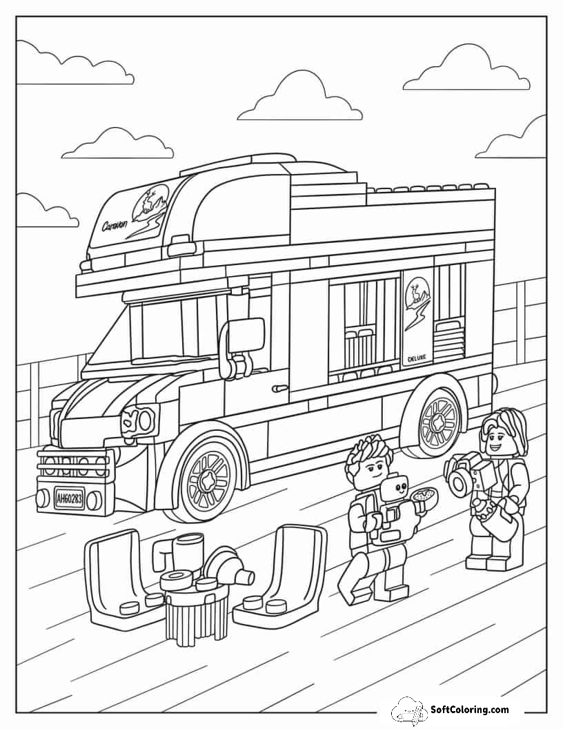 Lego City Holiday Camper Van