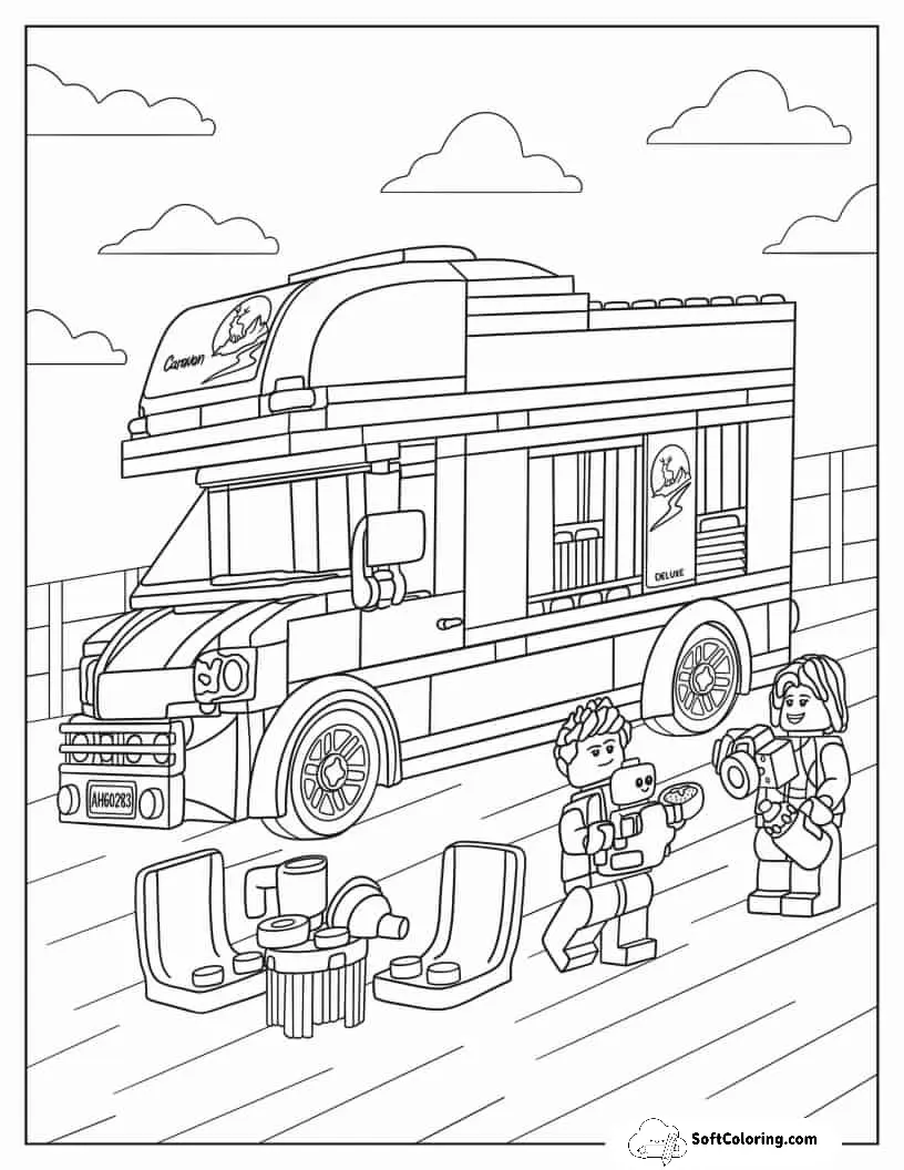 Lego City Holiday Camper Van
