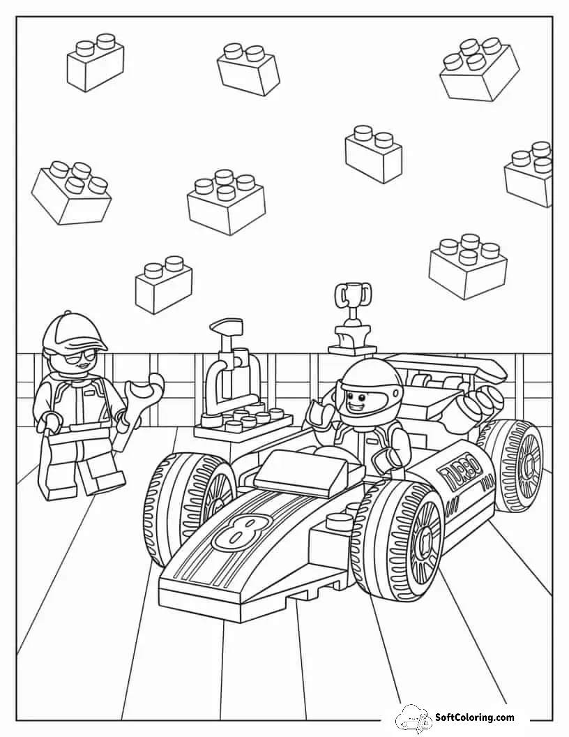 Lego City Race Car