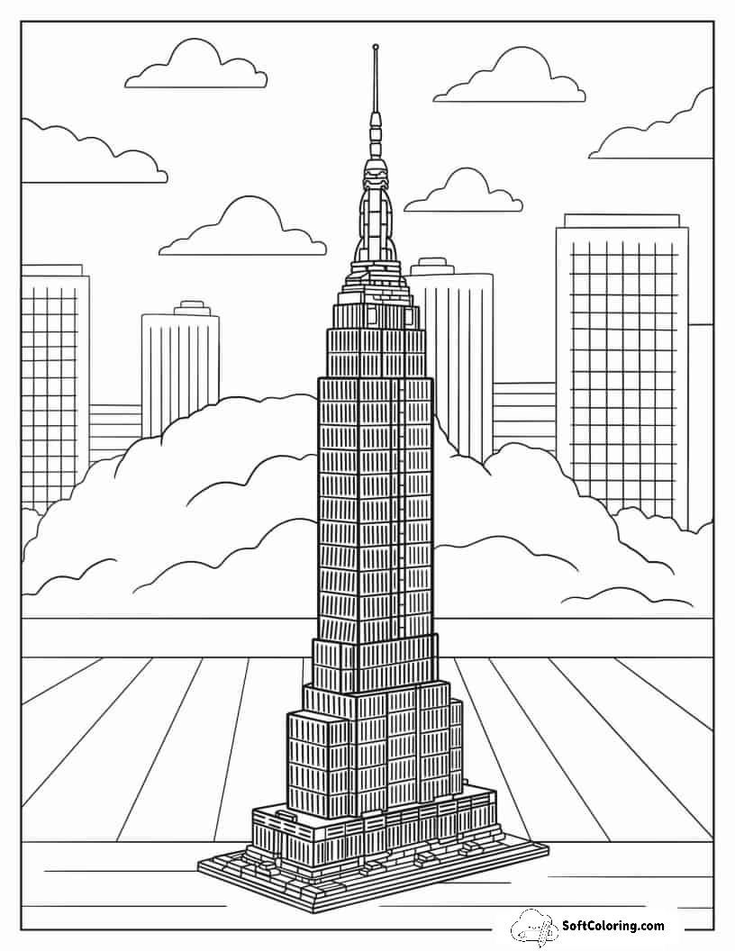 Lego Empire State Building