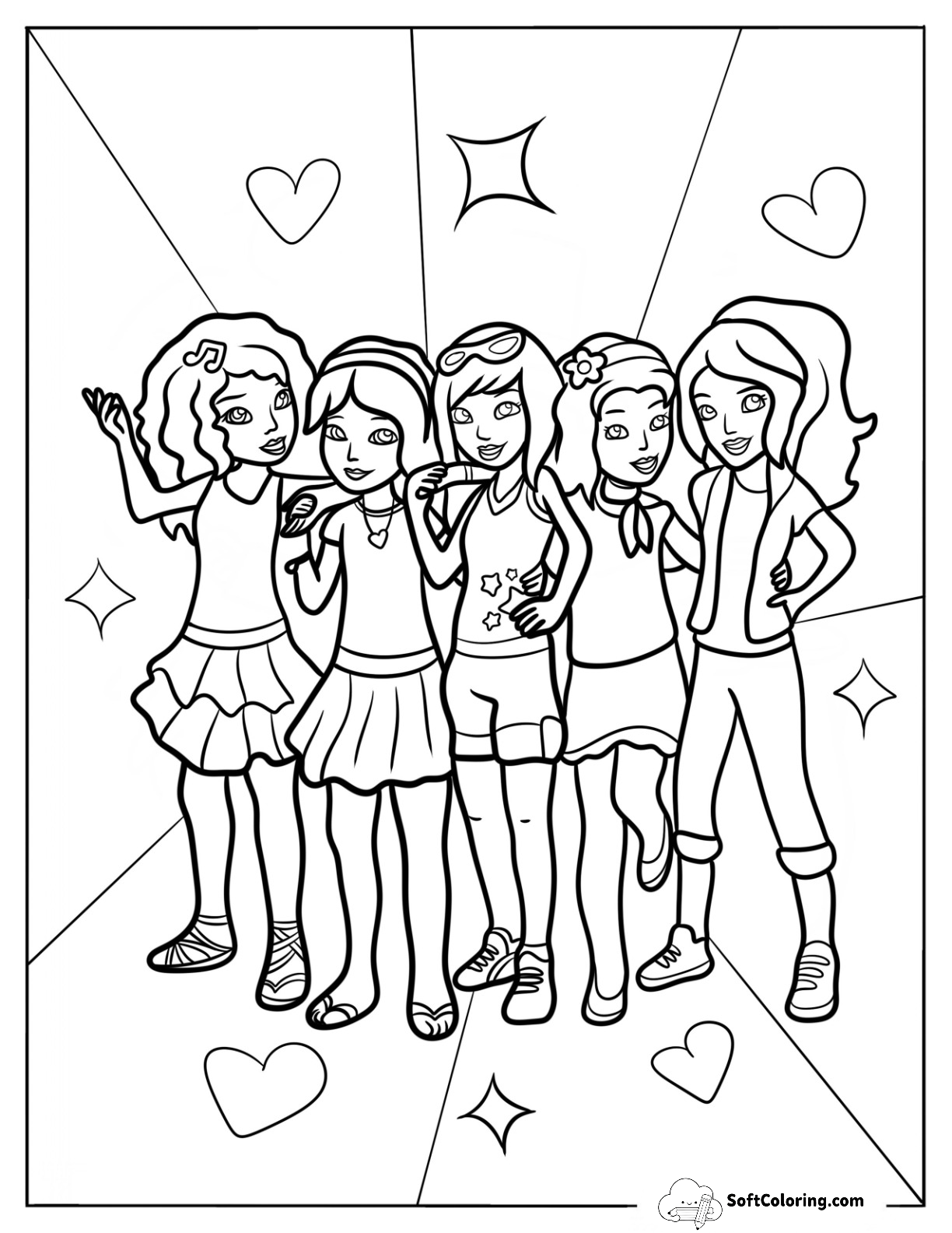 Girls On A Mission Mia, Andrea, Stephanie, Olivia, And Emma