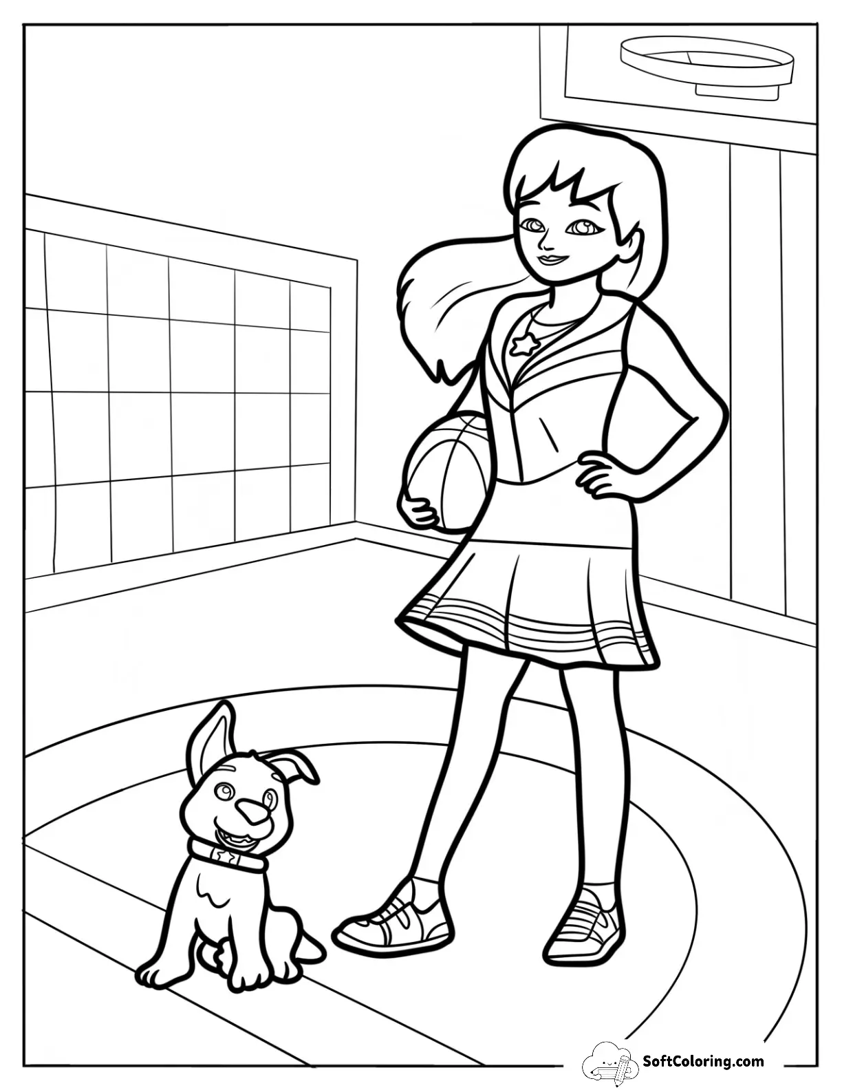 Lego Friends Coloring Pages Of Stephanie And Dash
