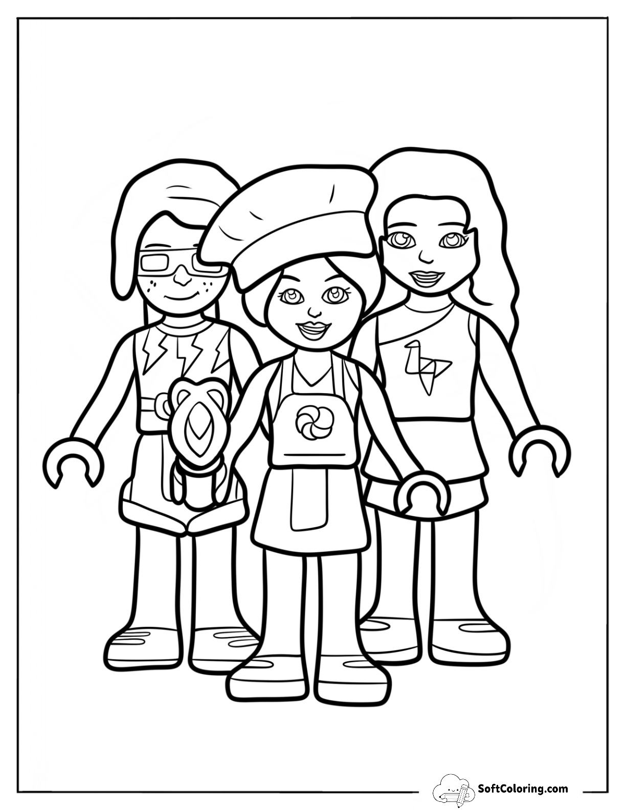 Lego Friends Of Stephanie, Mia, And Emma