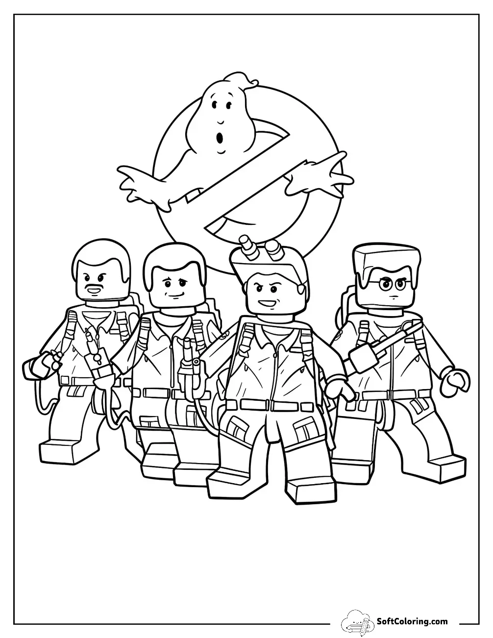Lego Ghostbusters Spengler, Venkman, Stantz, And Zeddemore