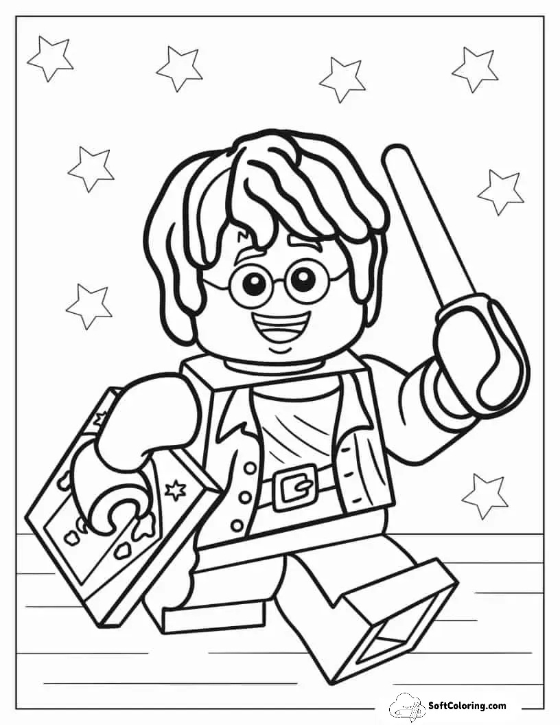 Lego Harry Potter With Wand