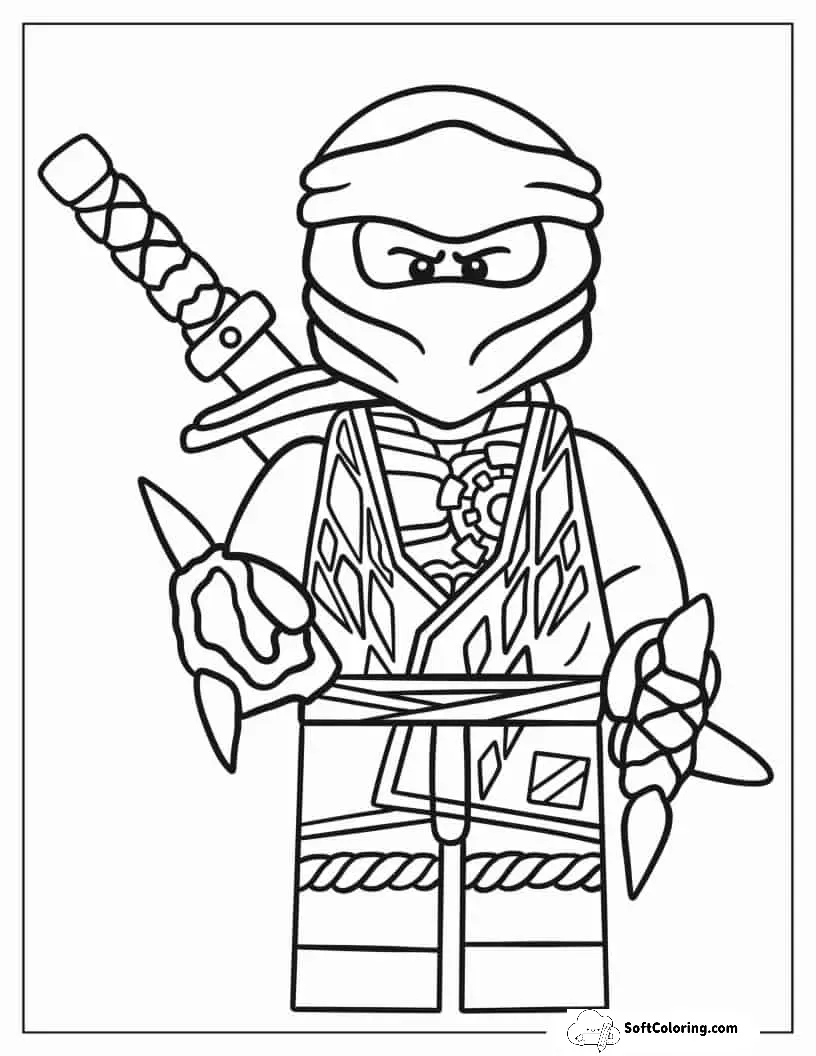 Lego Ninjago With Nunchucks For Kids