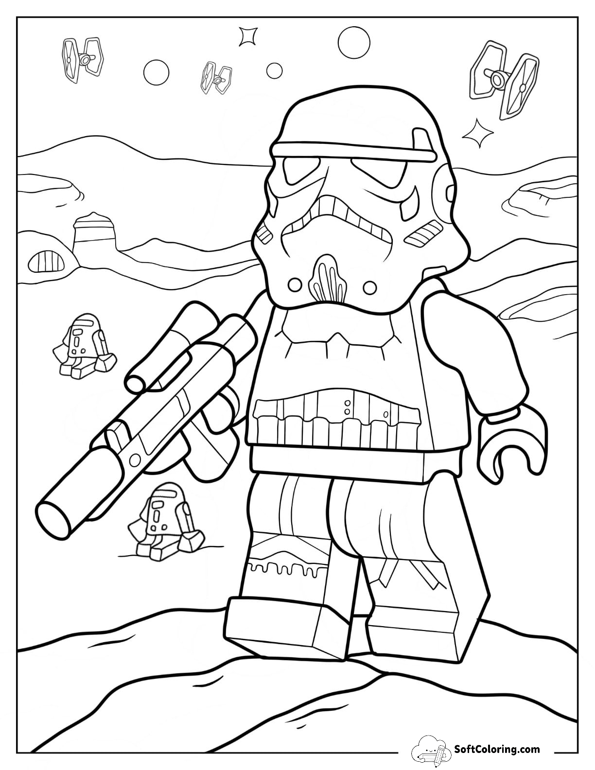 Lego Star Wars Of Star Wars Stormtrooper With Blaster