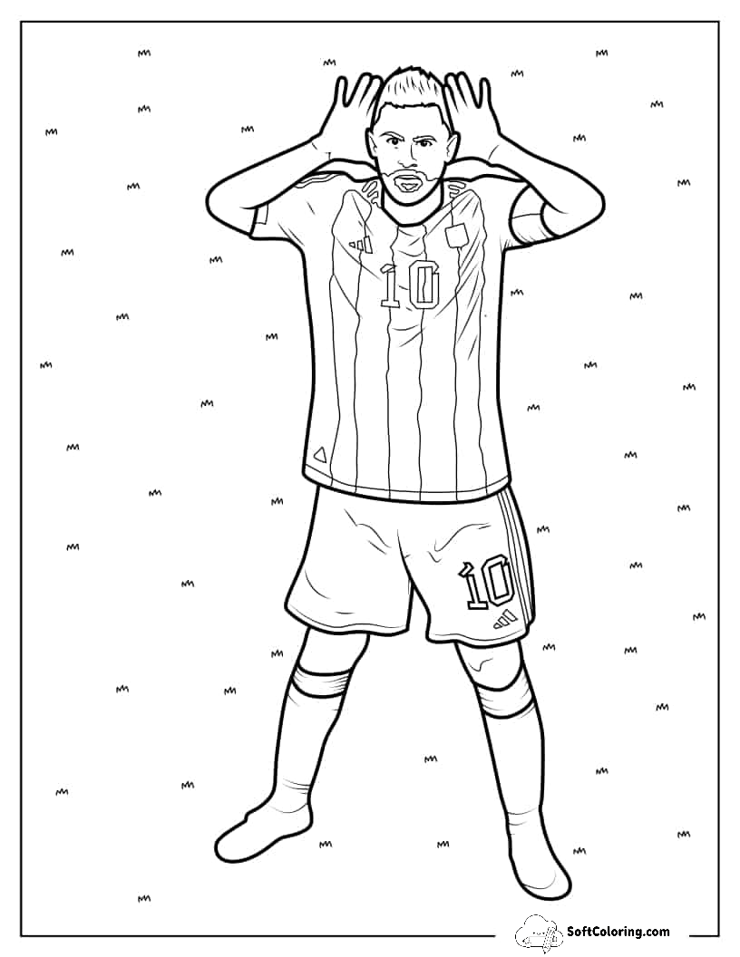 Lionel Messi Hyping The Crowd
