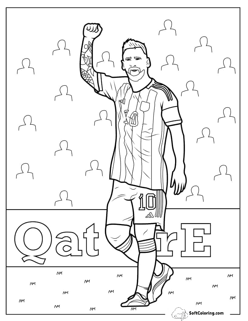 Lionel Messi Making Fist Pump