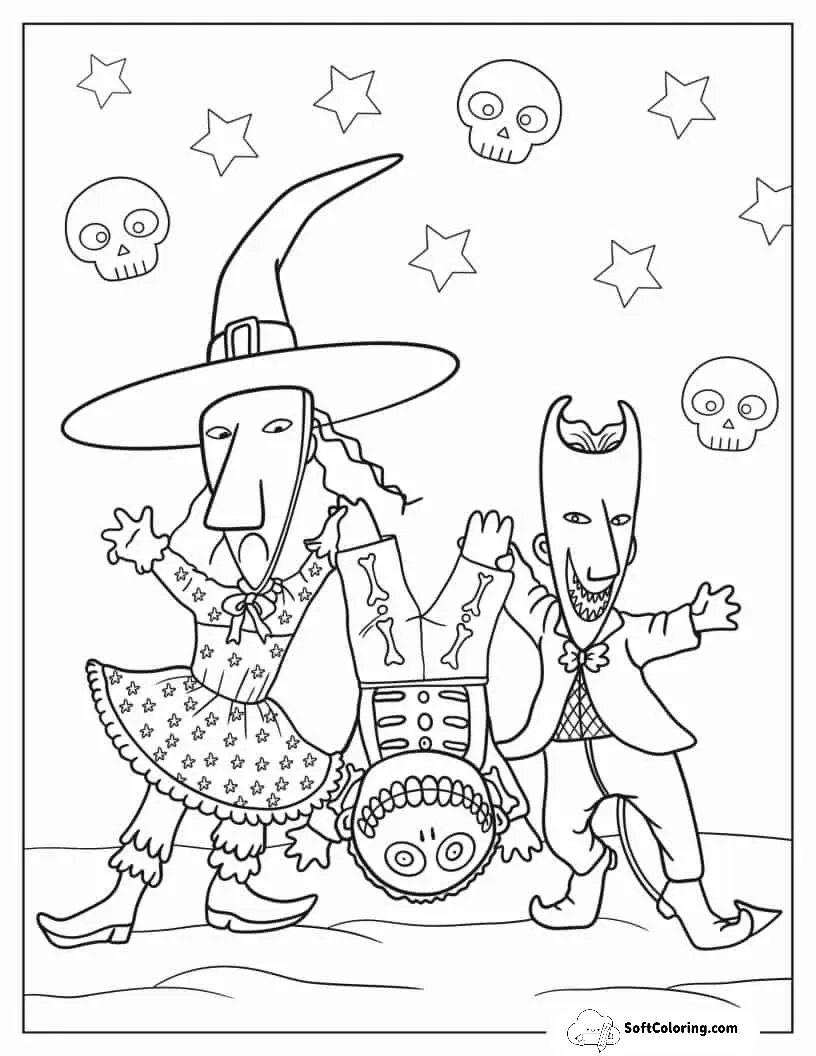 Lock Shock And Barrel Coloring Page