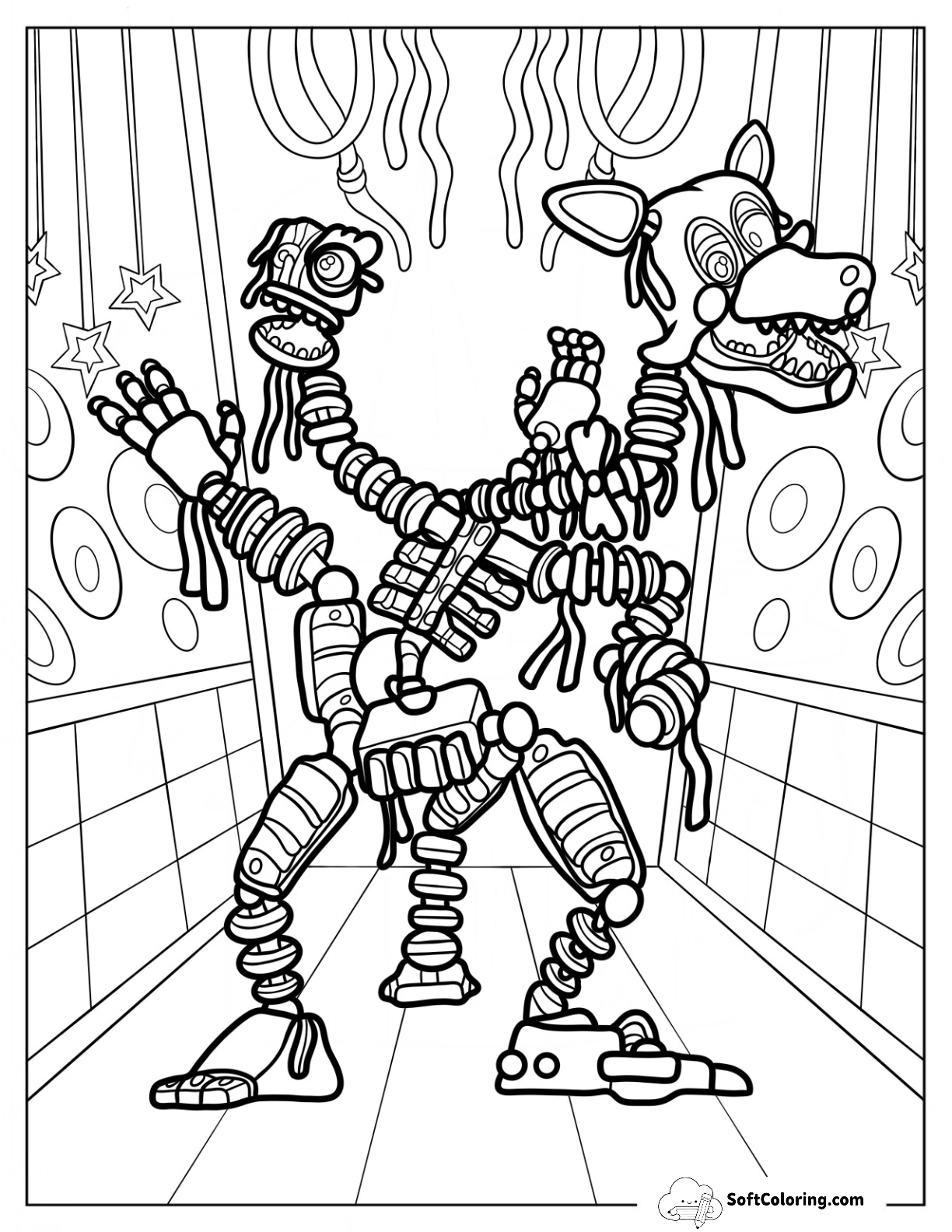 Magician Five Nights At Freddy's Walking In Corridor