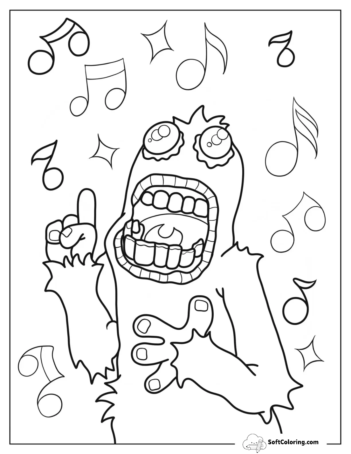 My Singing Monsters Of Mammott Singing Passionately