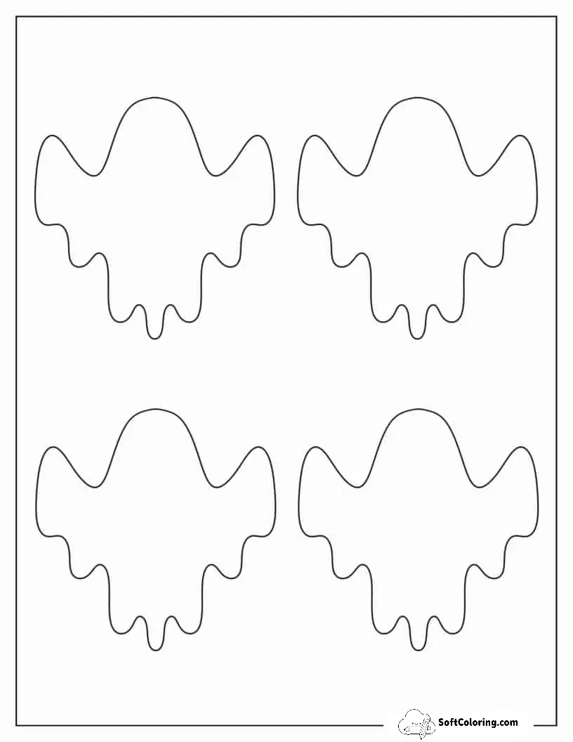 Medium Halloween Ghost Template