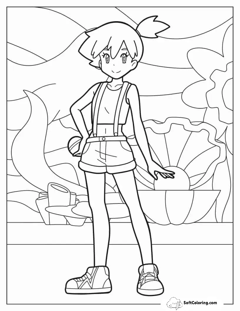 Misty Girl Character From Pokemon
