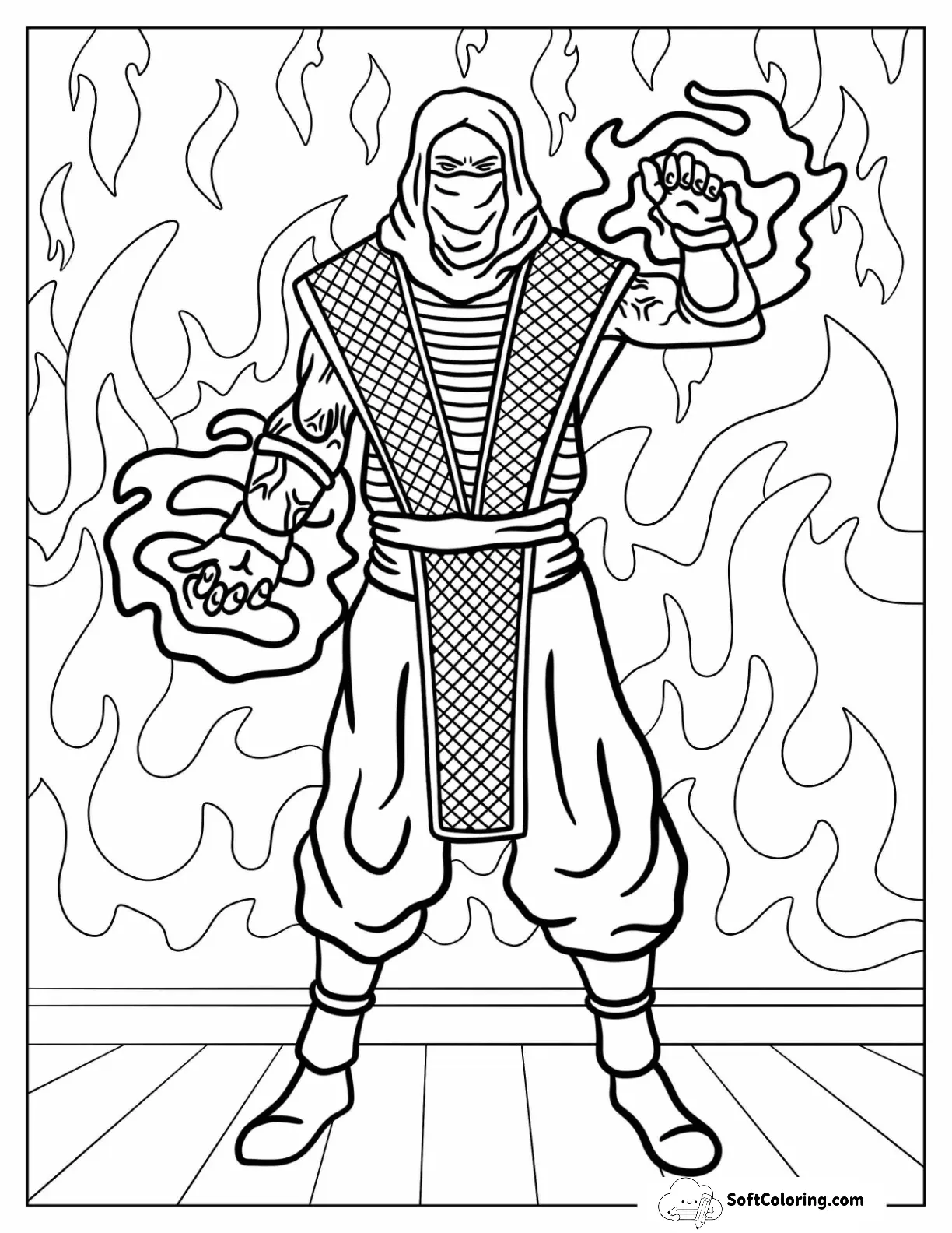 Mortal Kombat Of Sub Zero Harnessing Powers