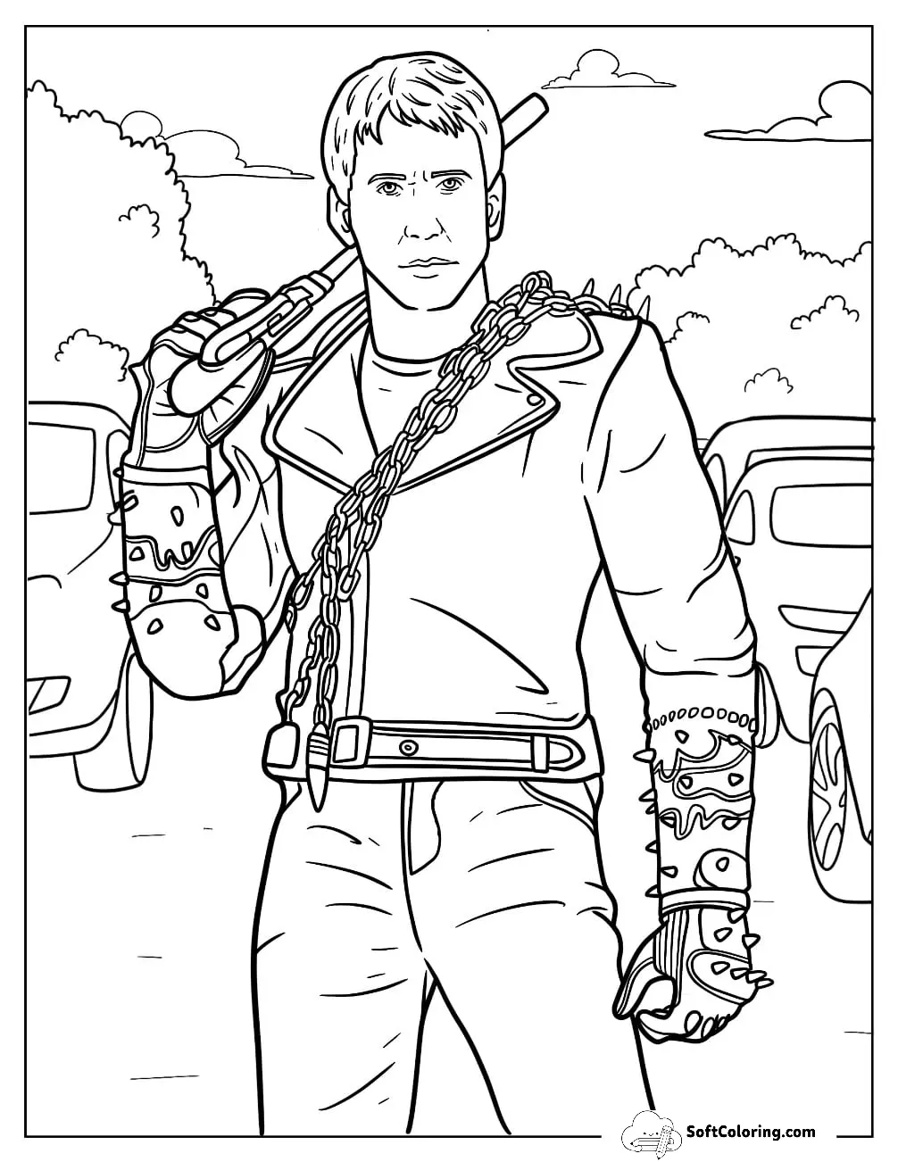 Ghost Rider Coloring Pages