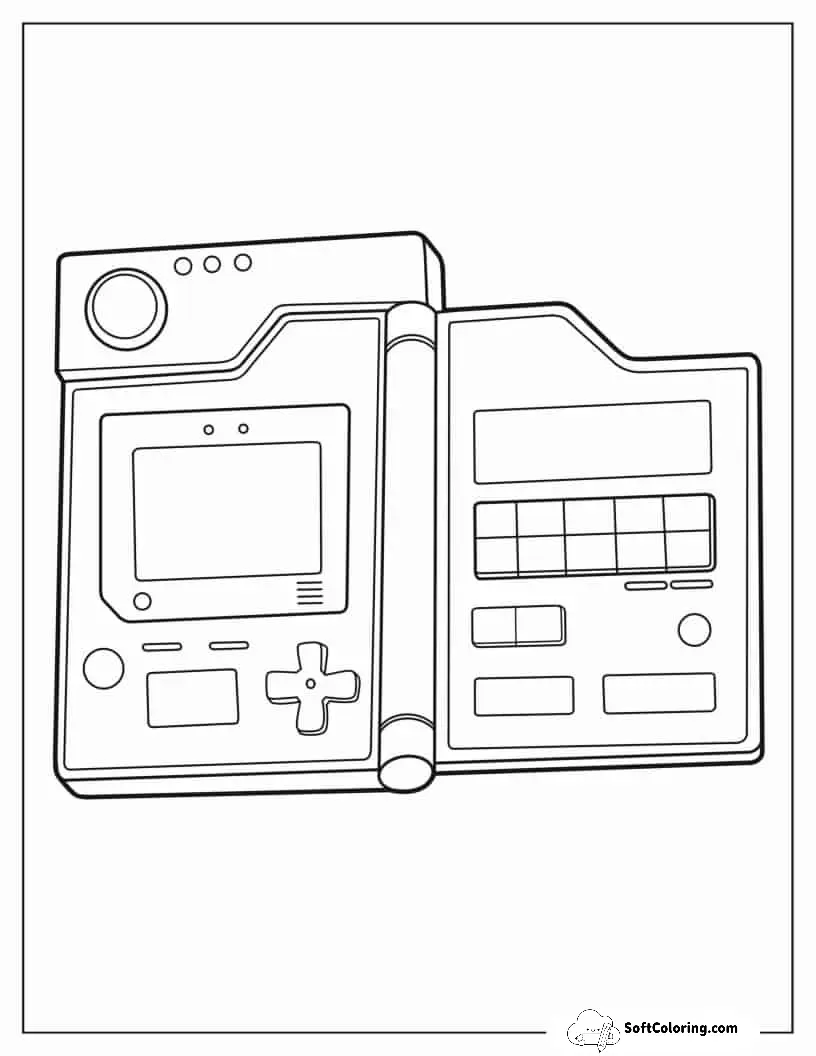 Outline Of Pokedex Coloring In