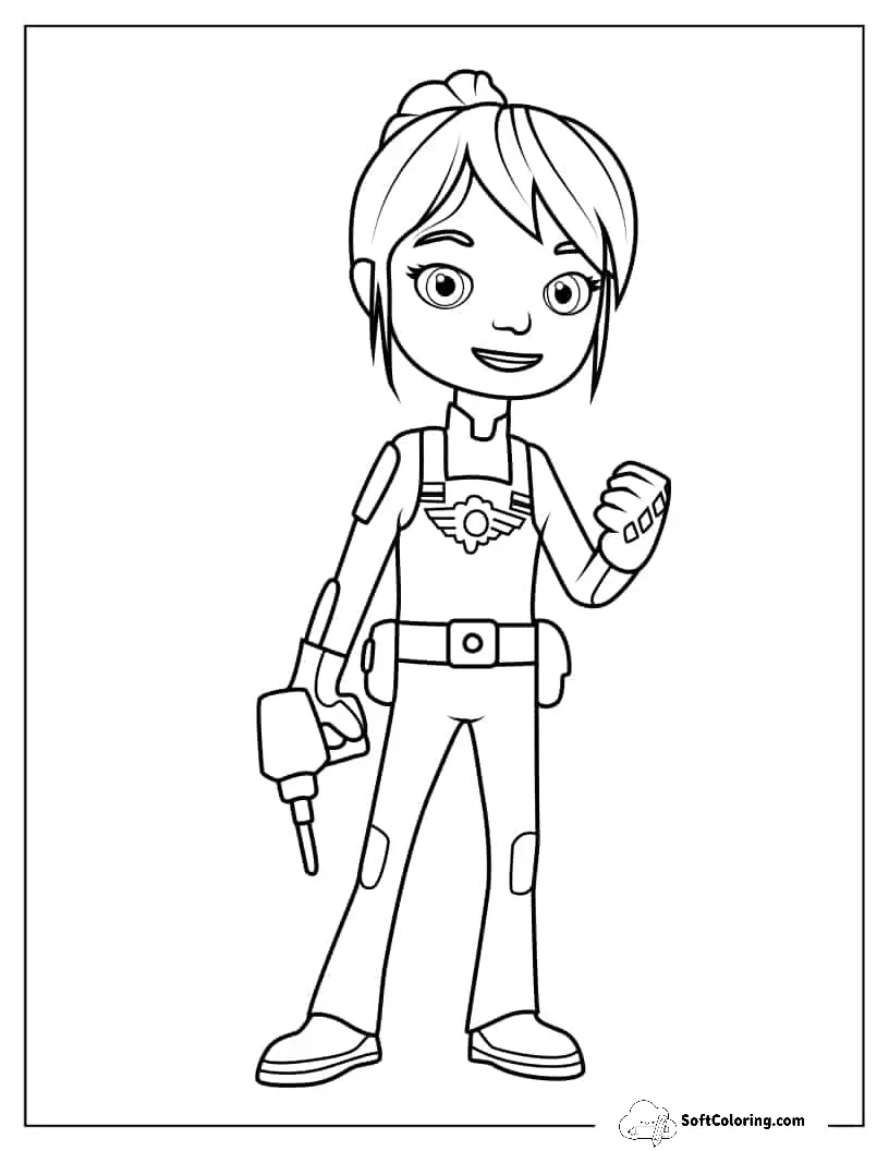 Outline Of Mechanic Gabby