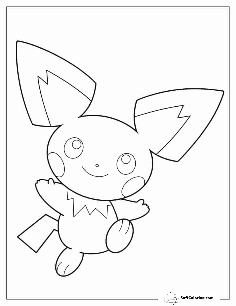 Pichu Pokemon To Color